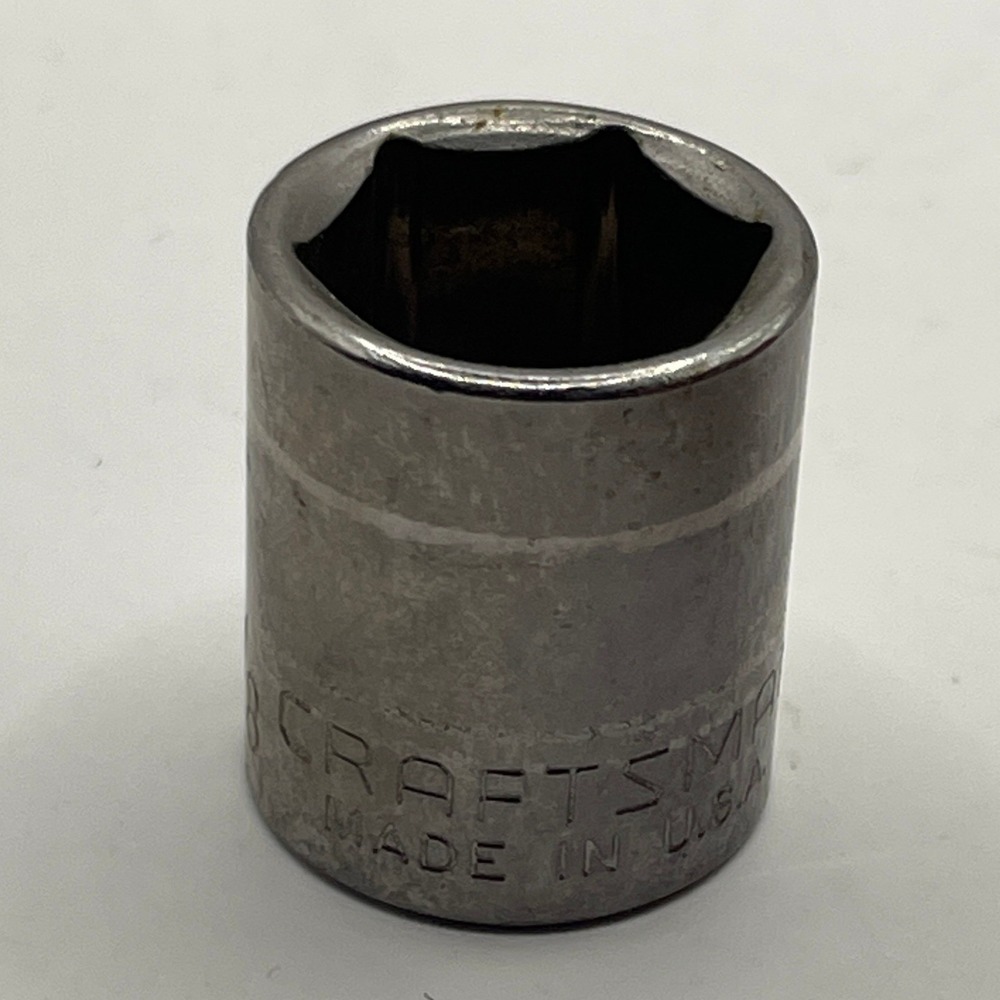 Craftsman 5/8 Socket 3/8 Drive 6 Point 43005 G Series Made in USA Vintage Tool